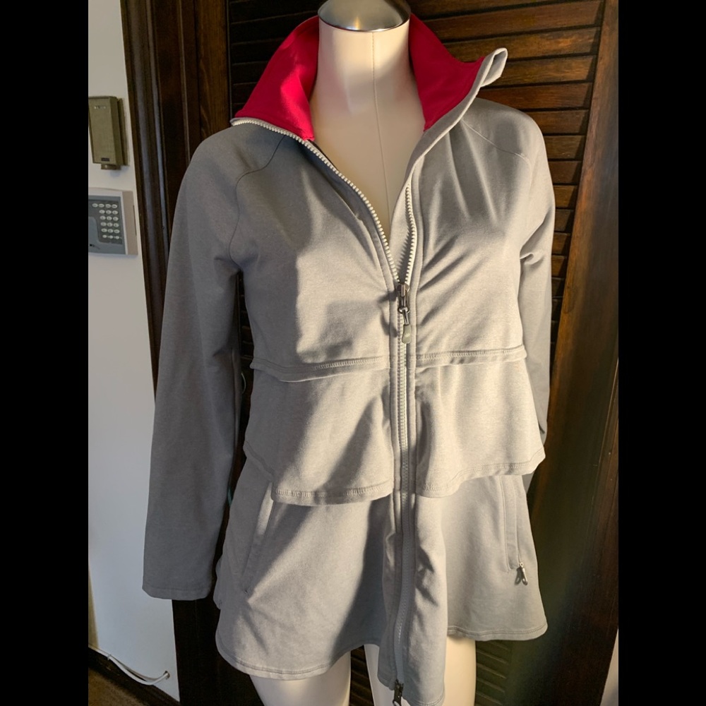 Athleta multi-tiered jacket size S